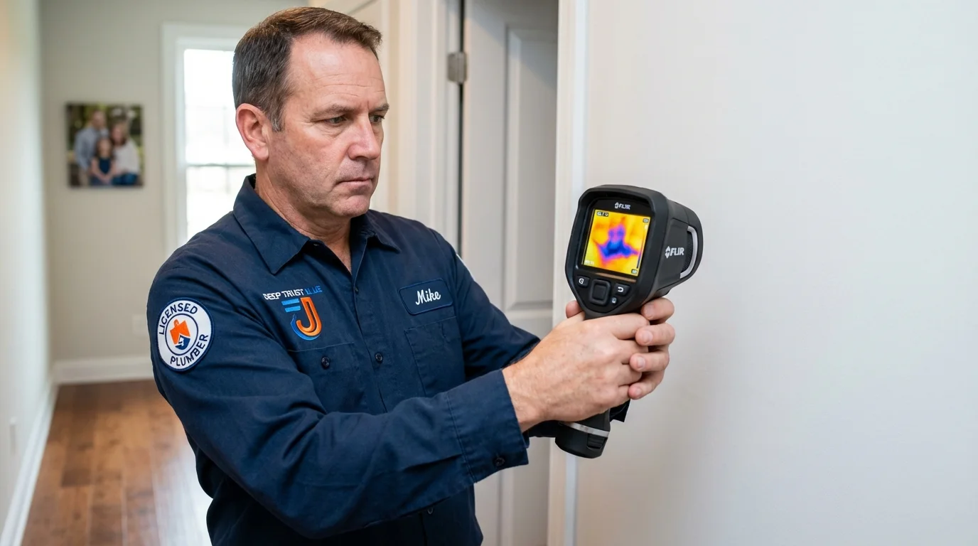 Thermal imaging leak detection by Johns Plumbing LLC in Elkader